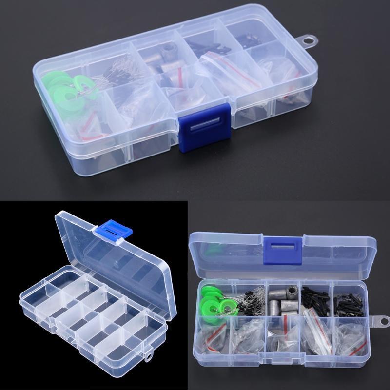 Fishing Lures Hook Bait Plastic Storage Box Adjustable Case Tackle Accessory New