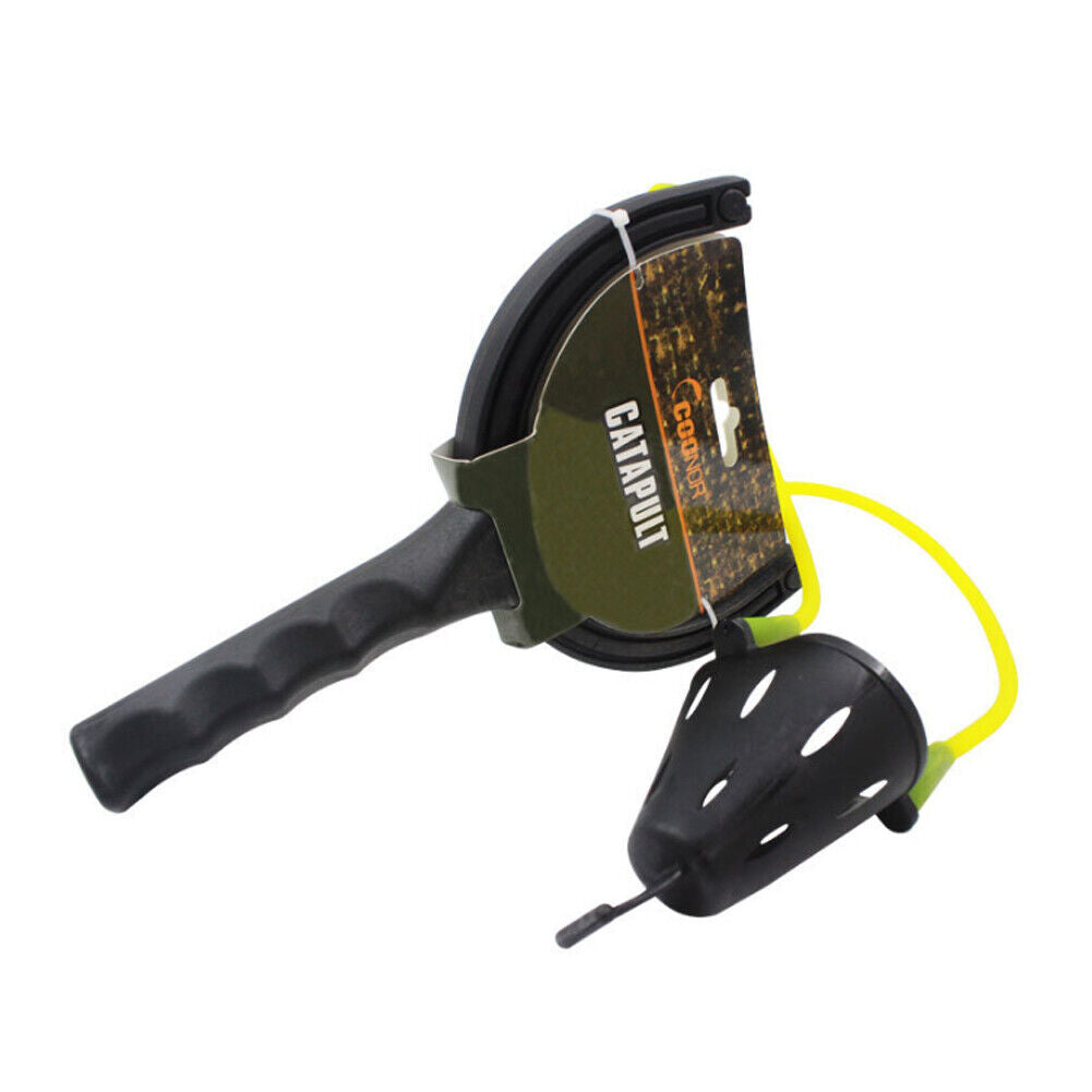 Elastic Powerful Catapult Food Bag Fishing Bait Nesting Slingshot Thrower