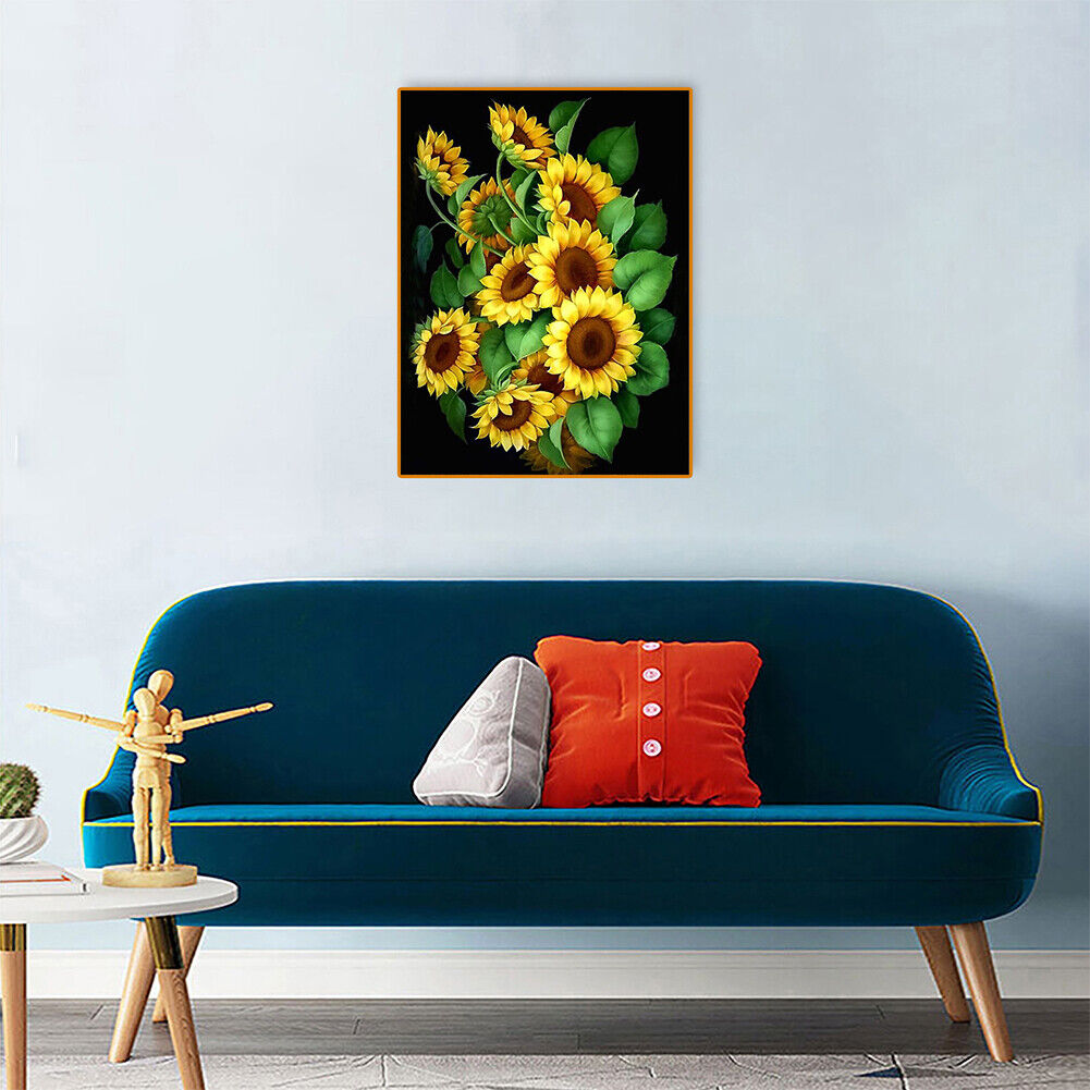 Diamond Painting 5D DIY sunflower Full Square Diamond Mosaic Art(ZQF8063)
