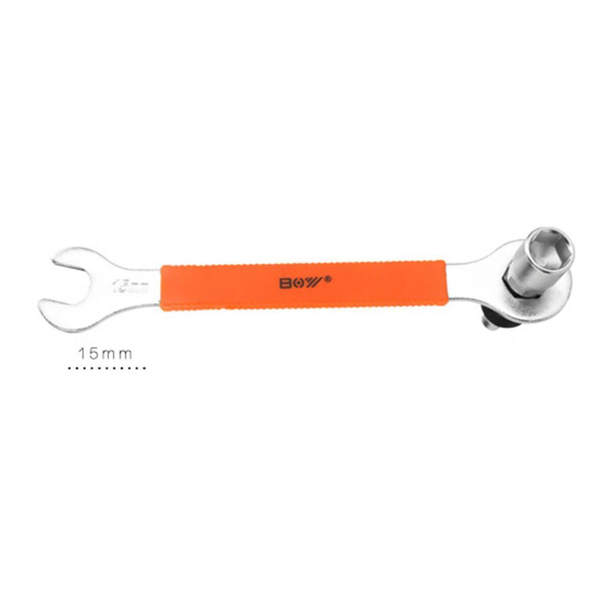 Crank Removal Tool with 15mm Spanner Crank Arm Puller Repair