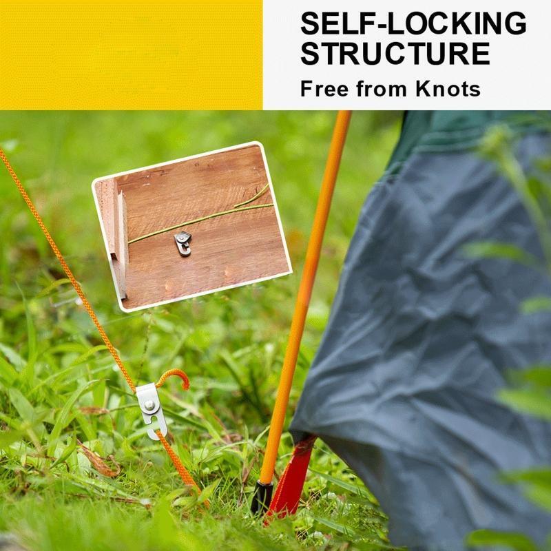 Camping Tent Hook Clip High-strength Automatic Locking Hook for Armbands, Tent