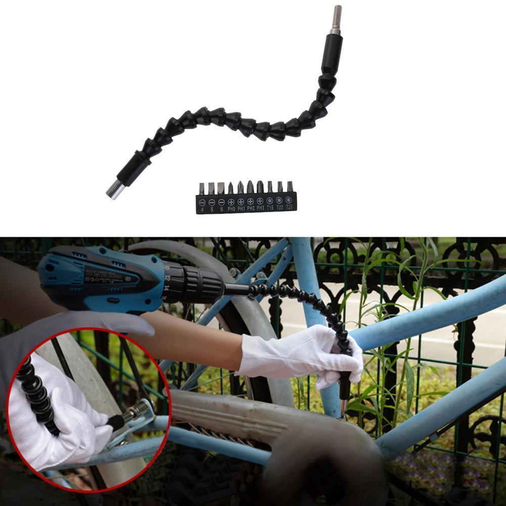 11pcs/set Electric Drill Accessories Universal Shaft And Screwdriver Bits