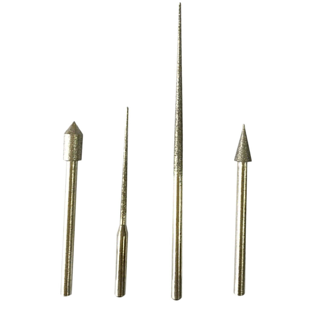 4Pcs Diamond Coated  Head for DIY Jewelry Making Handcraft Tool