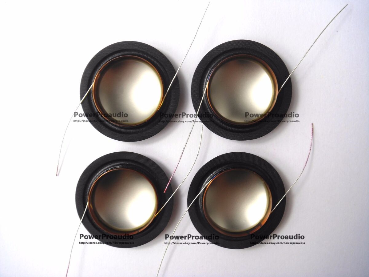 4pcs 4 ohm  Aftermarket 25.4 mm TITAN diaphragm voice coil 1 inch Titanium+Silk