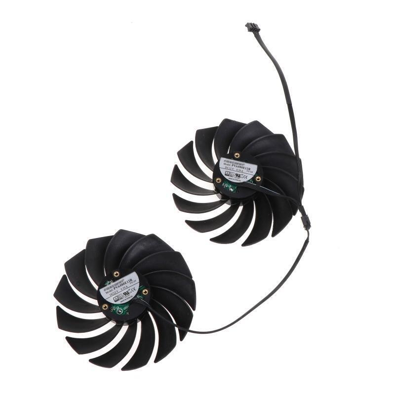 1 Pair Graphics Card Cooling Fan for Colorful iGame GeForce RTX 3060 4Pin 12V