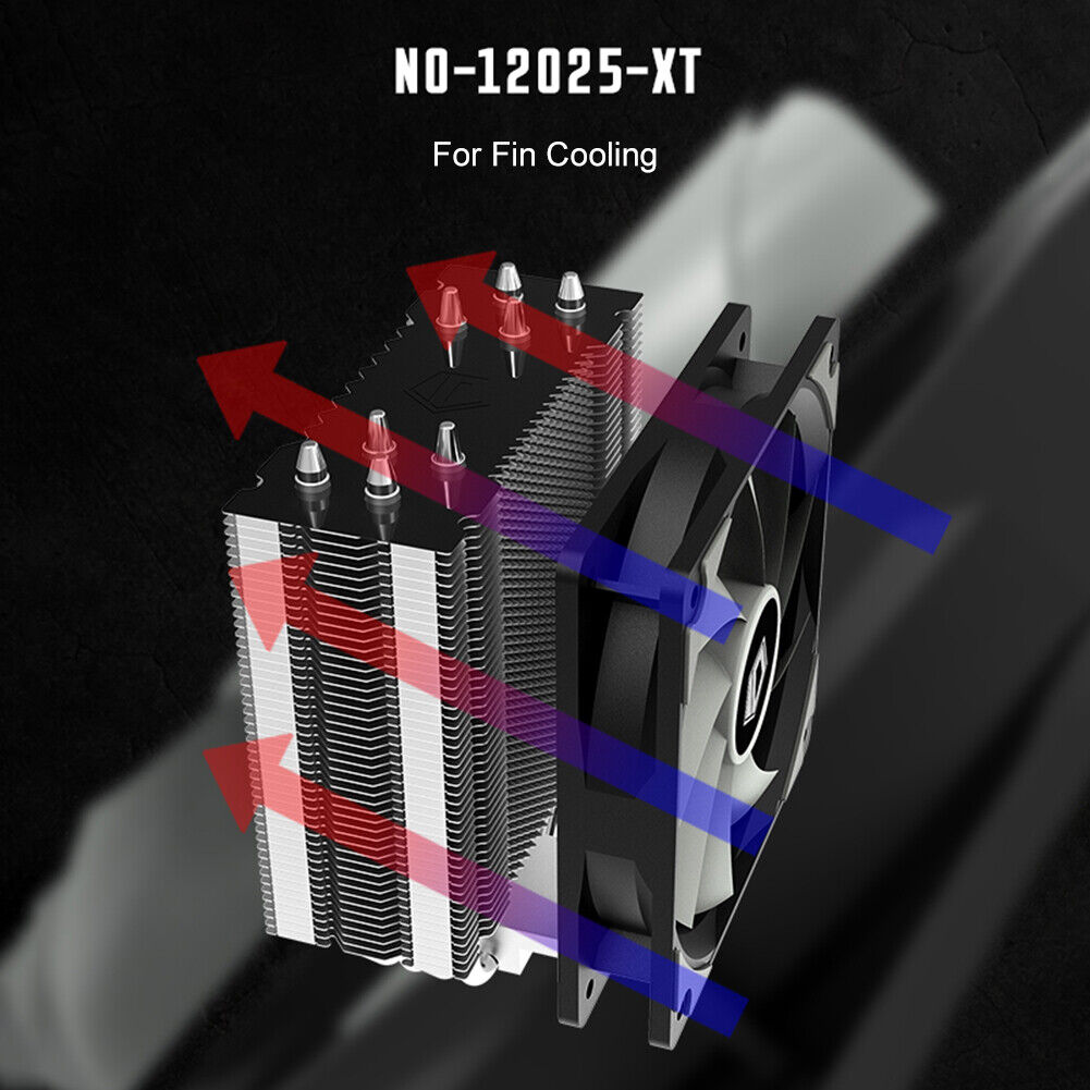 ID-COOLING 120mm CPU Cooler DC 12V 1800RPM PC Case Radiator Air Cooling Fan