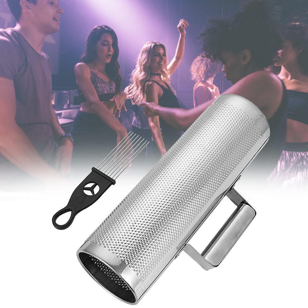 Guiros Musical Instrument Training Tool Sainless Steel Metal Guiro Shaker