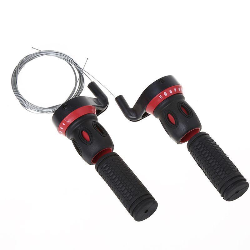 1 Pair Derailleur Grips Bicycle Lever Transmission Twist Grip Speed Change MTB