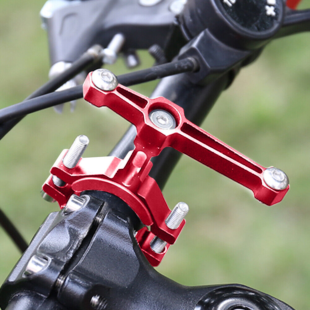 Bottle Cage Adapter MTB Bike Handlebar Water Bottle Holder Seat (Red)