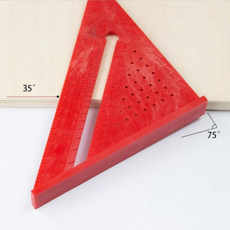 Woodworking Triangle Square Ruler Extendable Measuring Tool Carpenter Square