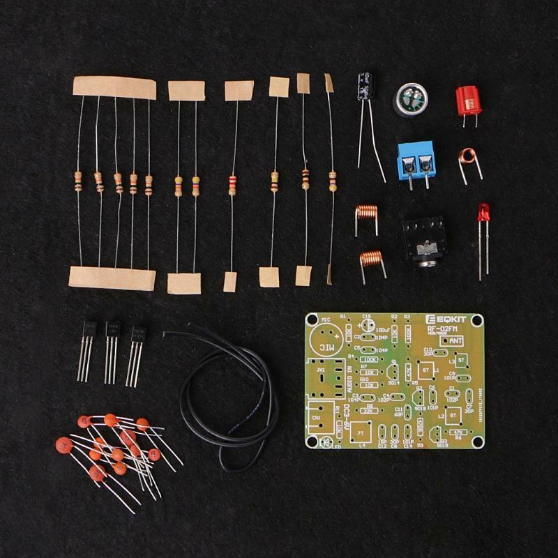 DIY Kit 88-108MHz FM Transmitter Frequency Modulation Wireless Microphone Suit