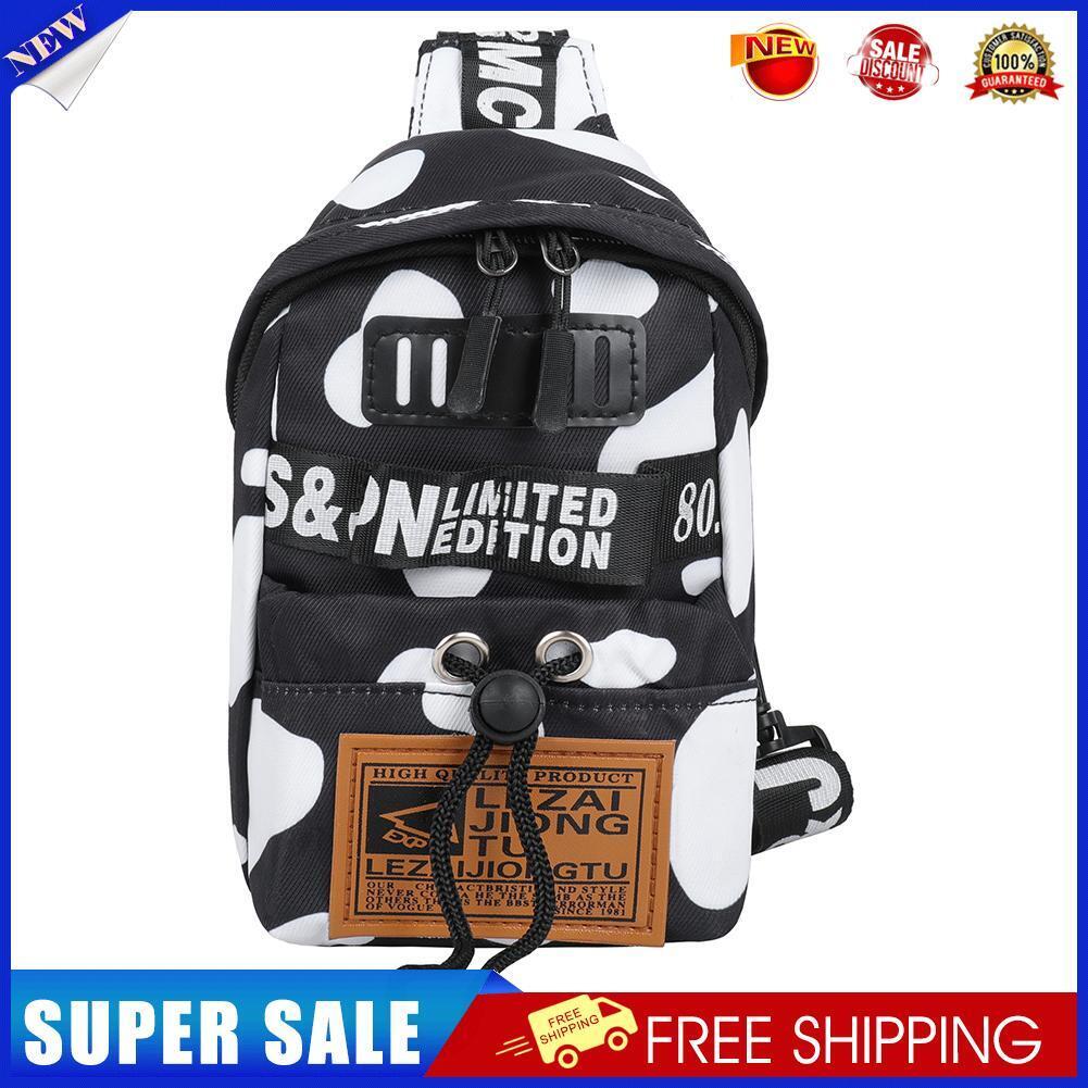 Fashion Women Animal Pattern Print Shoulder Chest Bag Small Handbags (Cow)