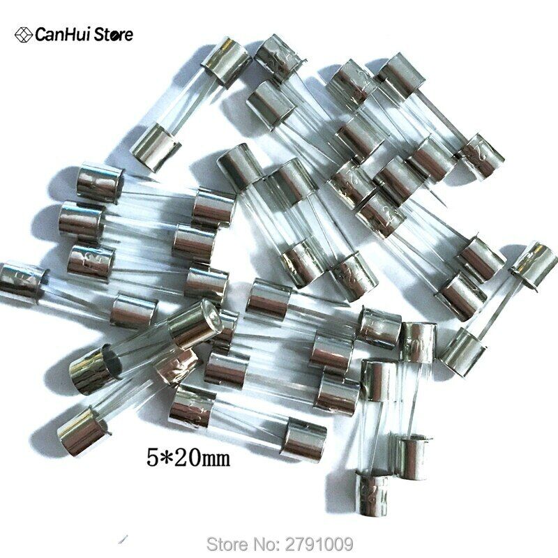 50PCS 10 Kinds 5x20mm Fast Glass Fuse Kit In Package