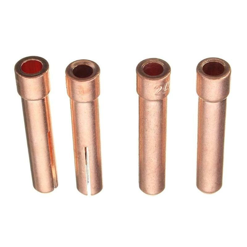 23Pcs Kit TIG Welding Torch 1.0/1.6/2.4/3.2mm Collet Stubby Gas Lens #10 Pyrex