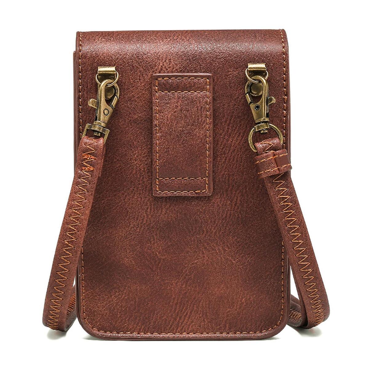 Punk Women Girls Crossbody Shoulder Bag Wallet Hip Holster Belt for Cycling