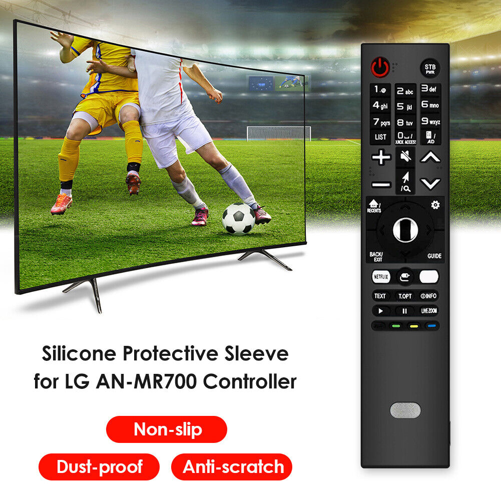 Protective Case for LG AN-MR700 Remote Silicone Dust Proof Cover (Black)