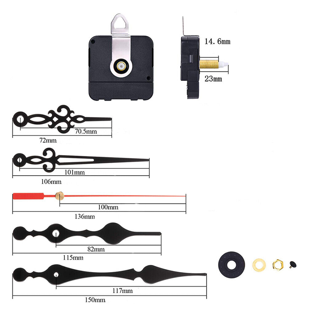 High  Quartz Clock Movement Mechanism Watchmaker   Kit