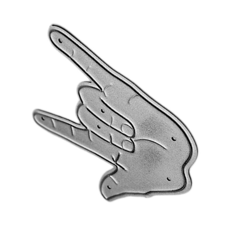 Love Hand Gesture Metal Cutting Dies Stencil DIY Scrapbooking Card Template Mold