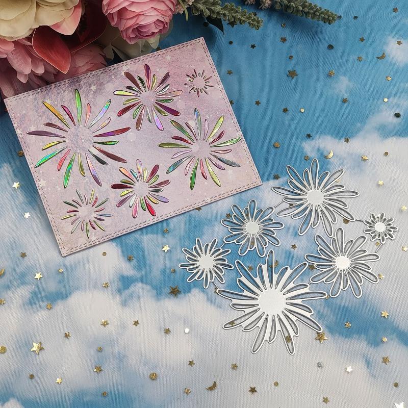 DIY Scrapbooking Stencil Flower Pattern Embossing Cutting Dies for Craft Decor