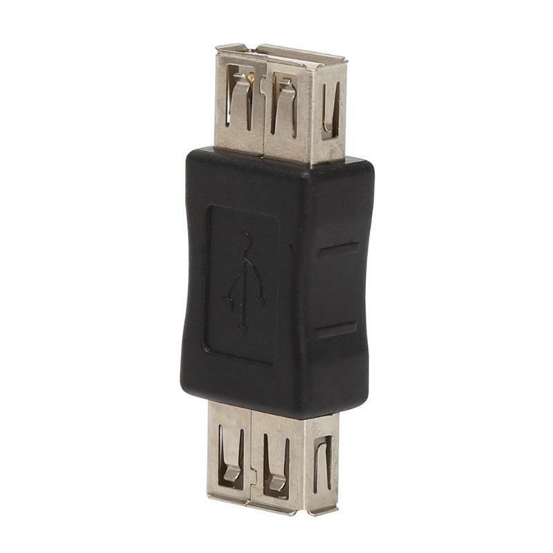 USB 2.0 Type A Female To Female Converter Adapter For Charging Data Transferring