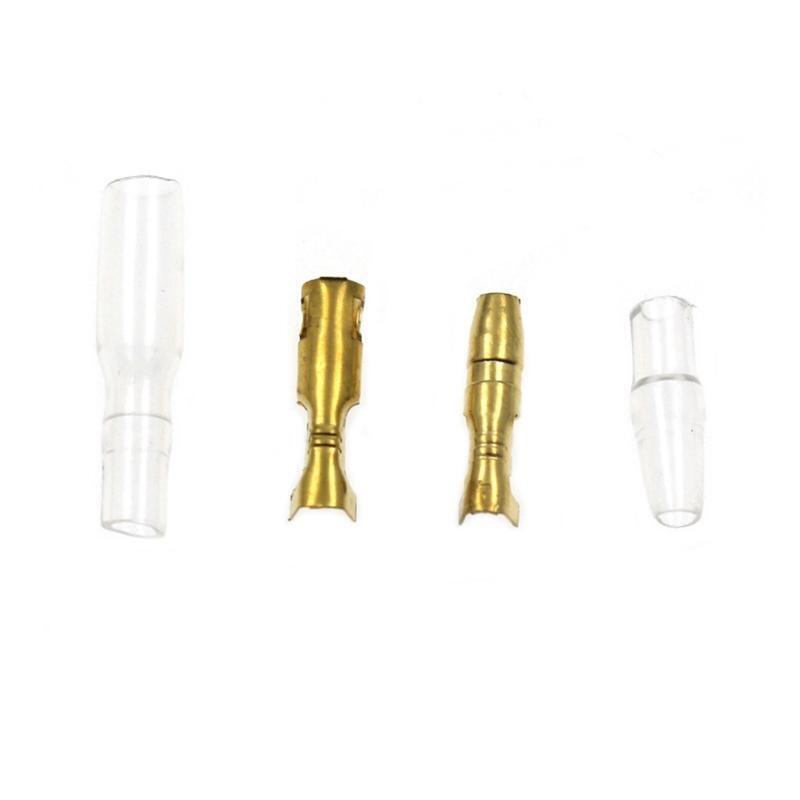 200Pieces 4mm Brass Male and Female Bullet Terminals for Car Truck Motorcycle