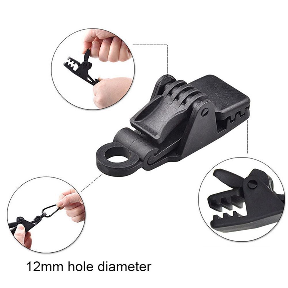 Camp Gripper Anchor Trap Jaw Grip Tarp Clip Tighten Tool Awning Canopy Clamp