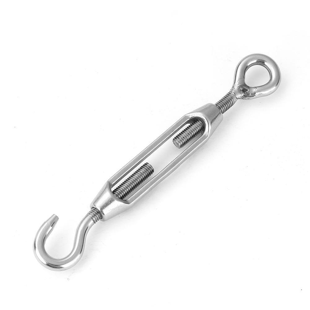 Stainless Steel Turn Buckle Wire Rope Tensioner Hardware Accessories (M5)