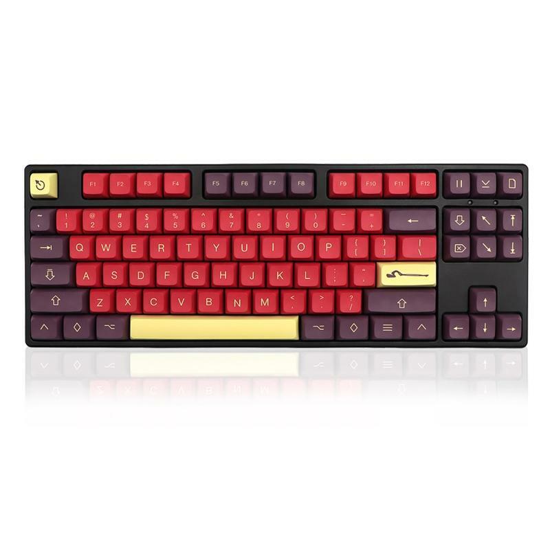 Explosion 130-Key Keycaps XDA Dye Subb for Cherry MX Switch Mechanical Keyboard