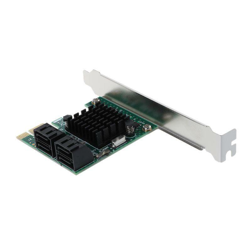 PCI-E PCI Express 1x To 4-Port Sata 3.0 III 6G Converter Controller Card Adapter