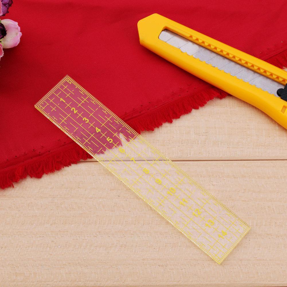 DIY Multi-function Handmade Quilting Sewing Ruler Patchwork Drawing Rulers