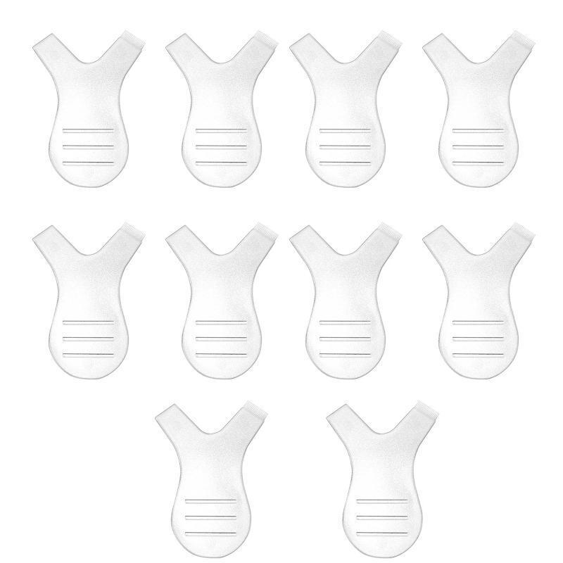 10pcs Y Shape Eyelash Brush Lash Lift Brush Silicone Grafting Eyelash Lift Tool