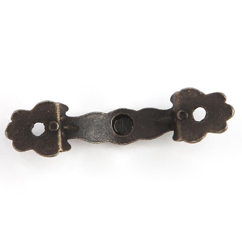 10 Pcs 43x10mm Box Handle Zinc Alloy Knob Arch Tracery Drawer Wooden Jewelry Box