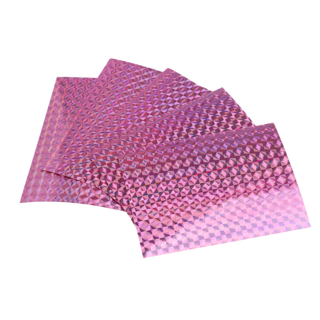 DIY Fishing Lure Outer Scale Reflective Tape Fishing  Pink