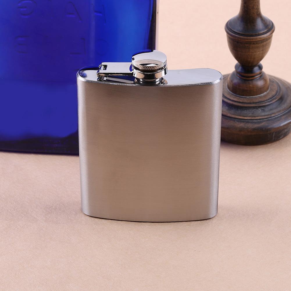 Stainless Steel Fishing Wine Bottle Water Pot Kettle Jug Hip Flask(7 oz)