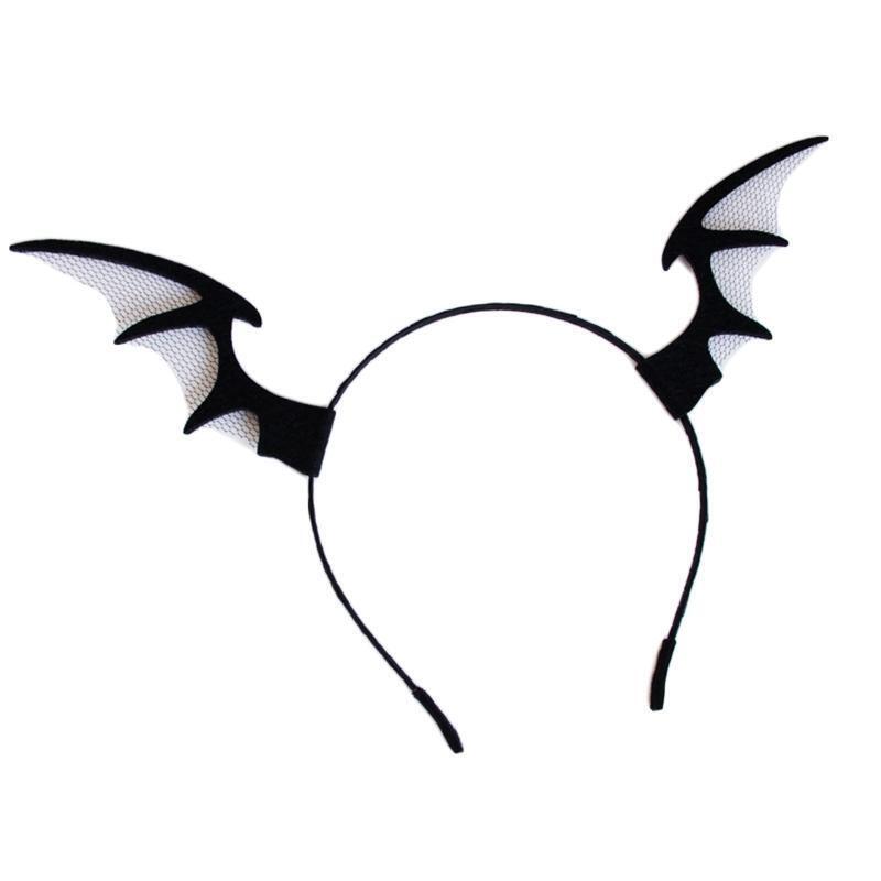 Gothic Devil Hair Hoops Night Party Anime Lolita Hairband Devil Headbands