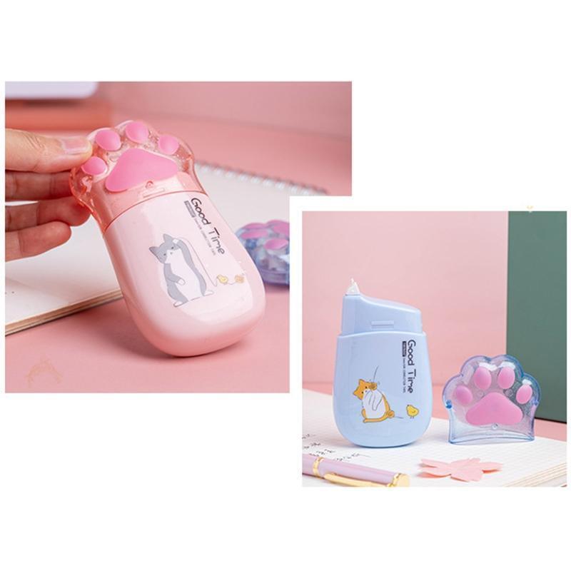 30M Cartoon Cat Claw White Out Correction Tape Eraser for Student Officer Child