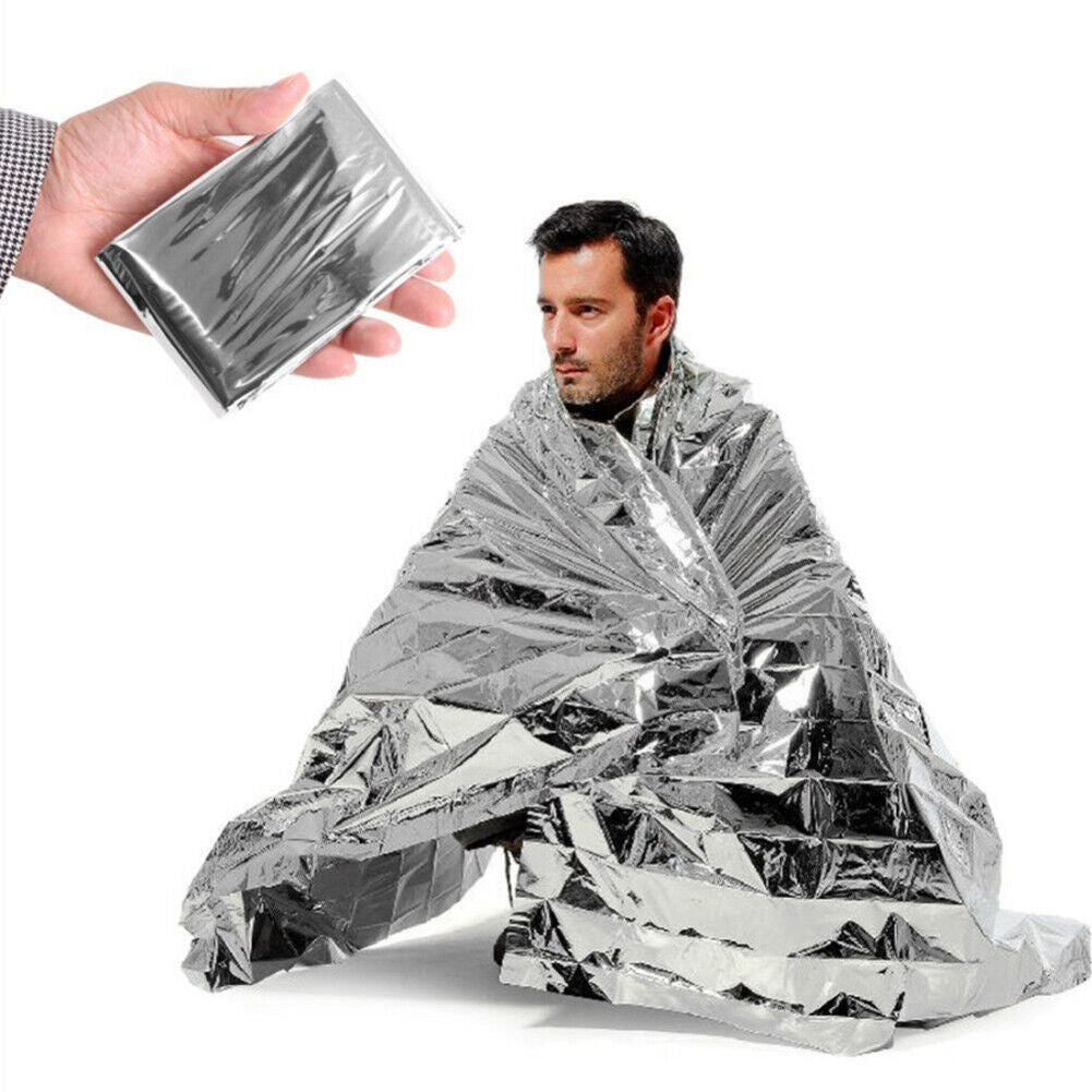 Outdoor Emergency Blanket Sun Protection Life-Saving Survival Warm Blankets