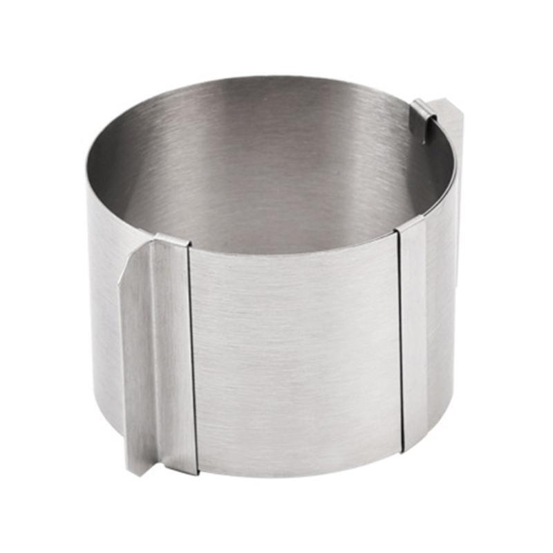 Baking Round Ring Home Baking Round Form Ring Home Adjustable Steel Mould Gift