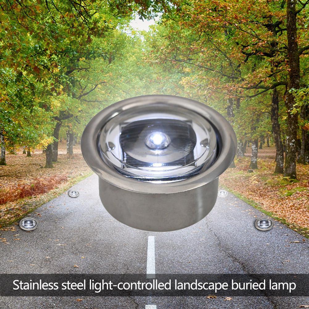 LED Garden Light Round Underground Lamp Ground Buried Yard Road Lawn Lamp