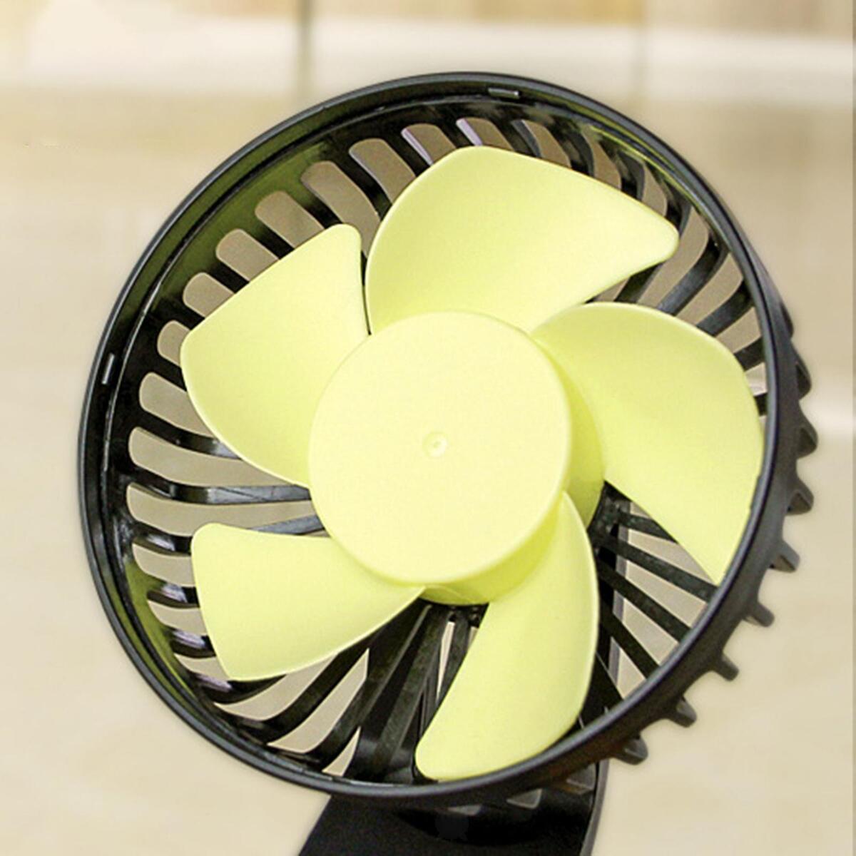 5V USB Fan Ventilation Variable Speed Electric for Car Dashboard RV Truck