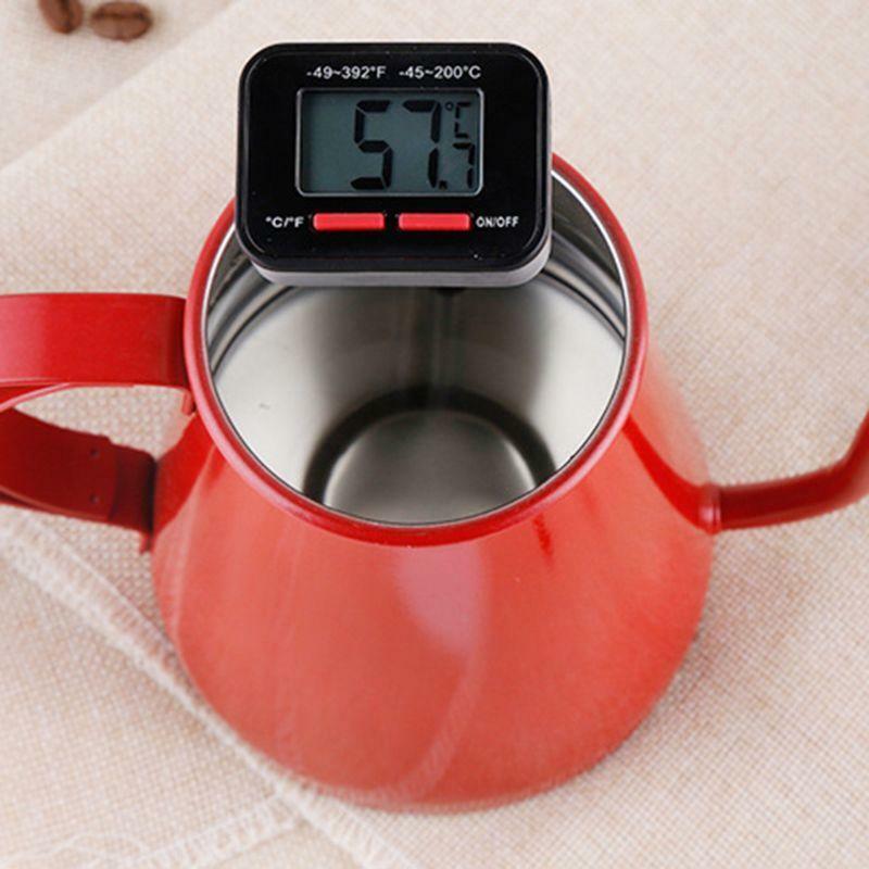 Digital Hand Drip Coffee Thermometer ? ? Food Milk Handdrip Kettle Thermometers