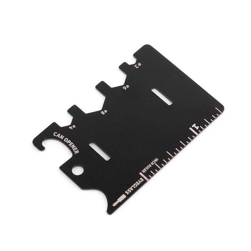 Folding Screwdriver Wrench Phone Bracket Card Bottle Opener for Outdoor Travel