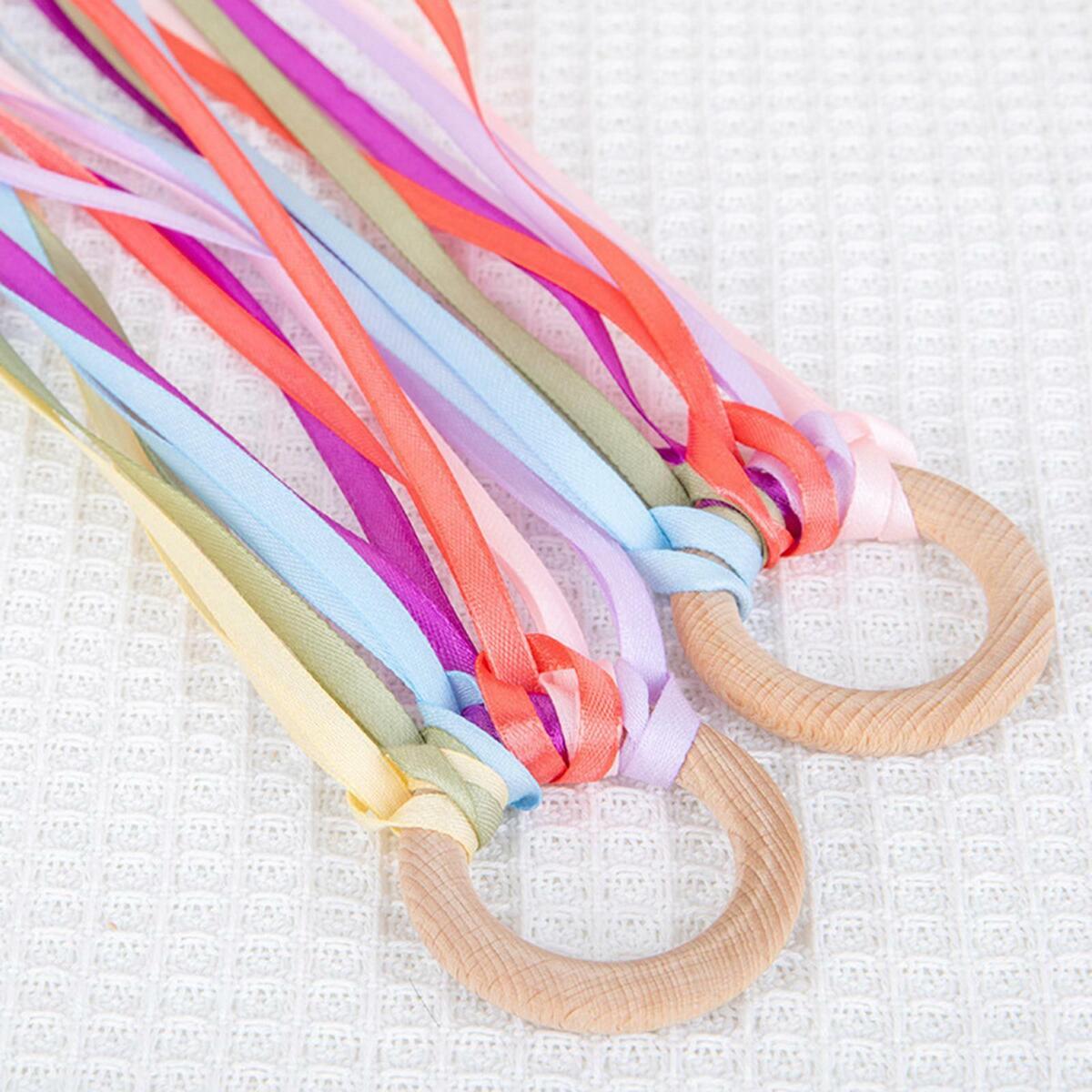 3x Rainbow Ribbon Sensory  Party Favors  Ribbon Kite for Children