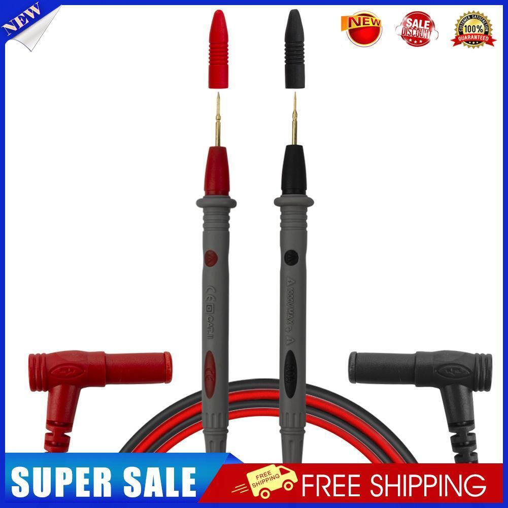 2pcs Universal Digital Multimeter Pens Lead Probe Wire 1000V 20A Ammeter