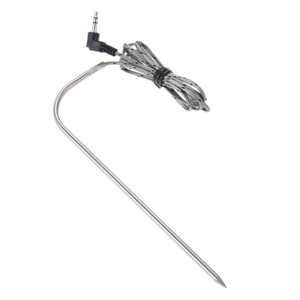 BBQ Meat Temperature Probe Sensor 3.5mm Adapter For Traeger Wood Pellet Grills