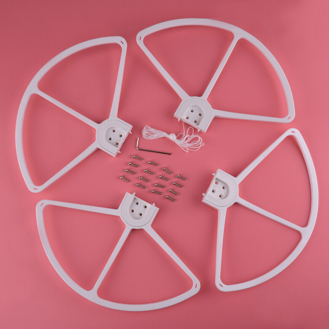 4xPropeller Prop Guard Bumper fit for DJI Phantom 1 2 3 Blade Protector Screw Ld