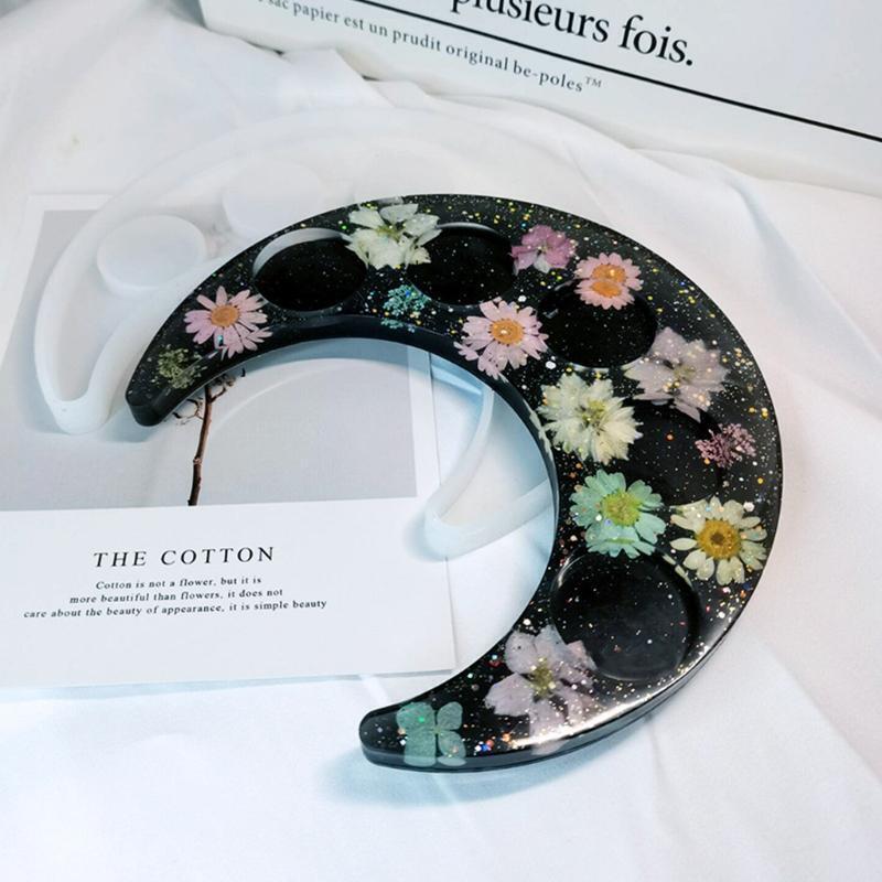 Handmade Decoration Coaster Mold DIY Art Crafts Cup Mat Wine Plate Silicone Mold