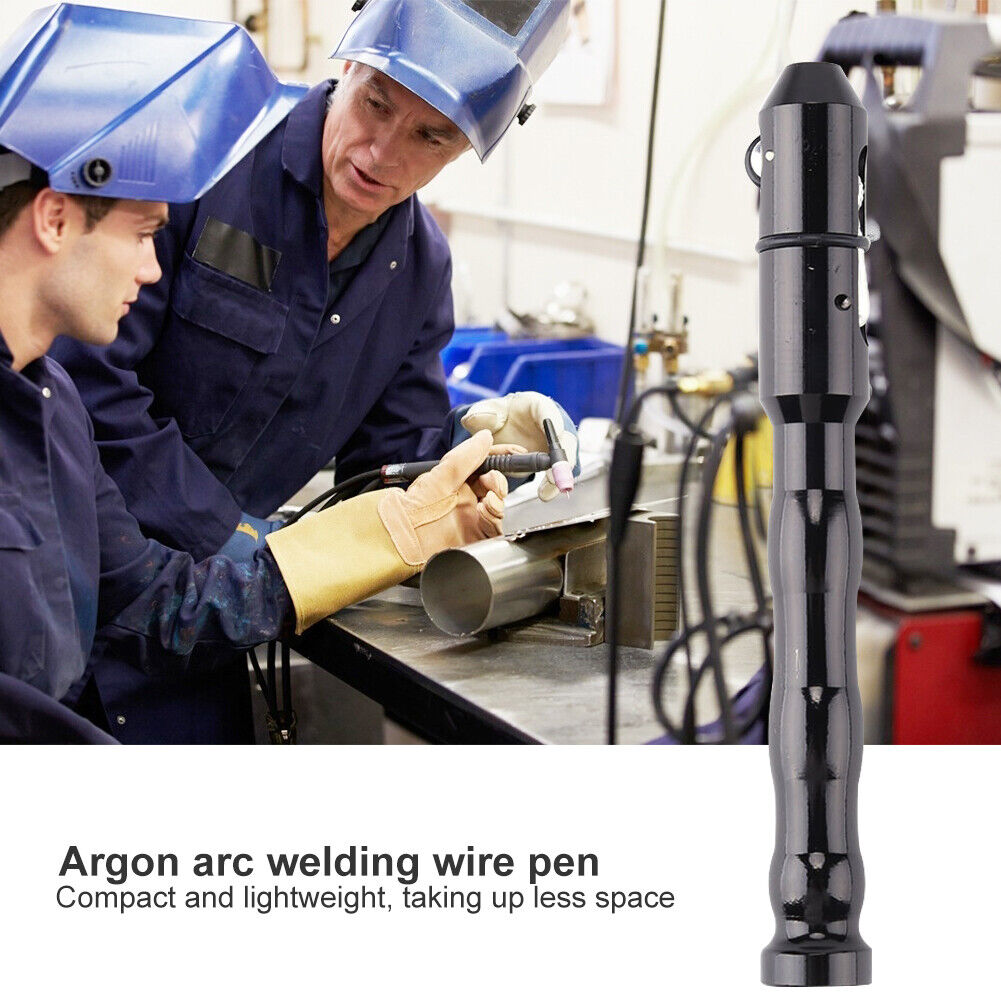 Welding Tig Pen Finger Feeder Dab Rod for 1.0-3.2mm Filler Wire Pen (Black)