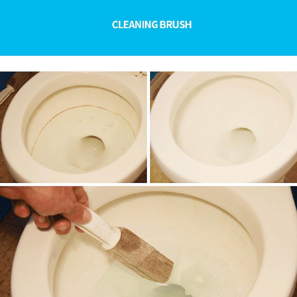 2pcs Water Toilet Bowl Natural Pumice Stone Cleaner Brush Wand Cleaning Rod