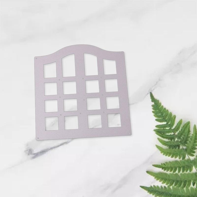 Metal Die Cuts Window Frame Cutting Dies Carbon Steel Stencils for DIY Cards